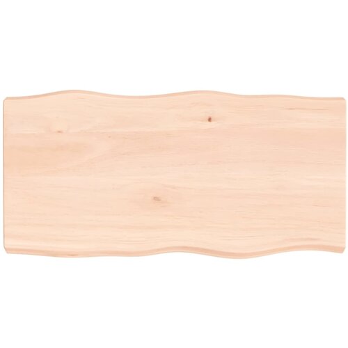 vidaXL Mizna plošča 80x40x6 cm neobdelana trdna hrastovina naraven rob, (20817982) Cene
