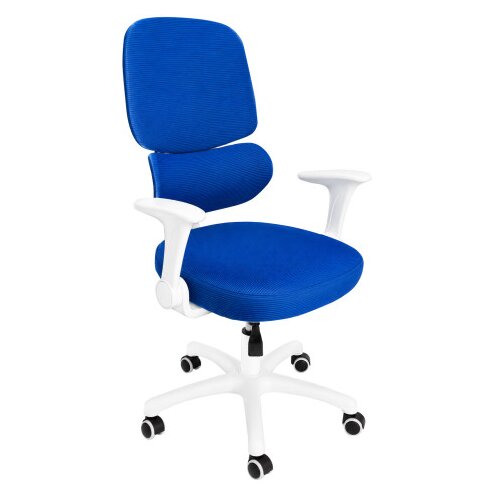 Master Stolica dječija na točkiće 42x43x52x90cm YS-01 bijela/plava Cijene