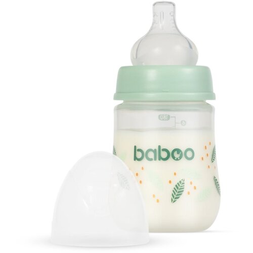 Baboo Anti-colic Feeding Bottle antikolična steklenička za otroke od rojstva Peachy Keen, 0+ months 180 ml Cene