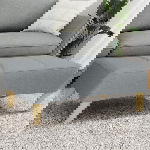 vidaXL Tabure svjetlosivi 77x55x31 cm od tkanine Cijene