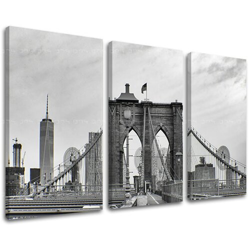 Slike na platnu 3-delne mesta - new york ME114E30 (moderne) Slike