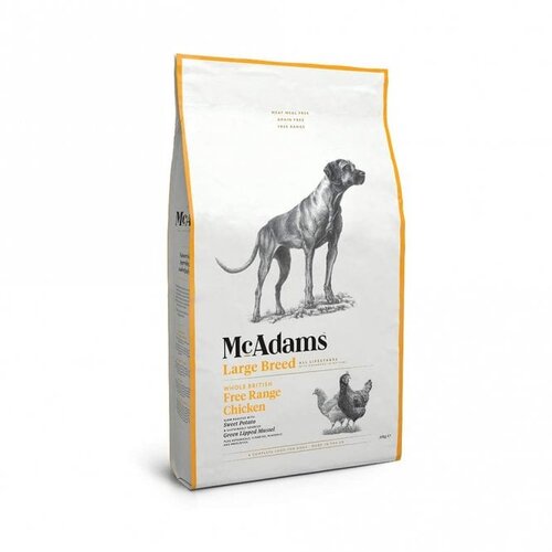 McAdams Suva hrana za pse Large Breed, Piletina,10kg Slike