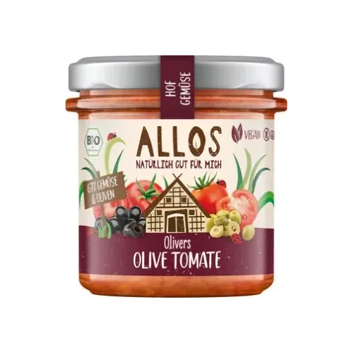 Allos Bio kmečka zelenjava - Oliverjev namaz iz oliv in paradižnika