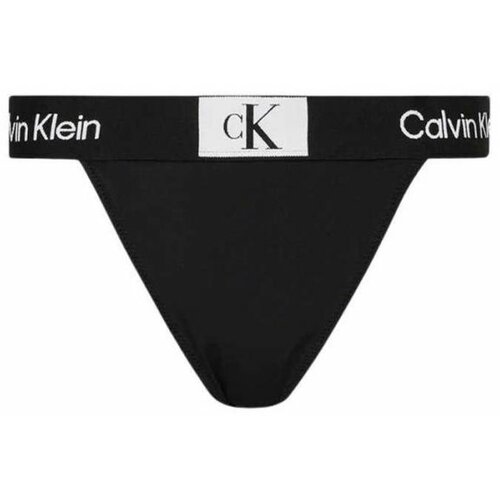 Calvin Klein crni bikini sa logo trakom CKKW0KW02351-BEH Slike