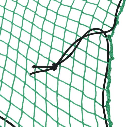 VidaXL mreža za prikolicu s elastičnim užetom zelena 8x3,5 m PP Slike