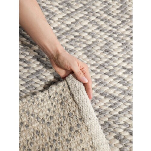 Elle Decoration Svijetlo sivi/krem ručno rađen vunen tepih 140x200 cm Lyon Beans &amp;ndash; Slike