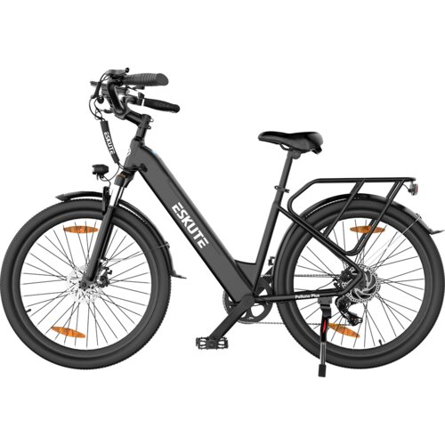 ESKUTE Polluno Plus 28" električno mestno kolo s senzorjem navora, 250 W 36 V 20 Ah, črno, (21960230) Cene