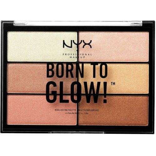 NYX professional makeup paleta hajlajtera born to glow Slike