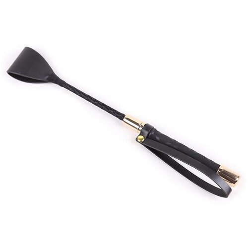 LateToBed BDSM Line BIČ Classic Black &amp;amp; Gold (30 cm) Slike