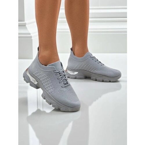 Resti Woman's Laced Fabric Sports Shoes Ewey Cene