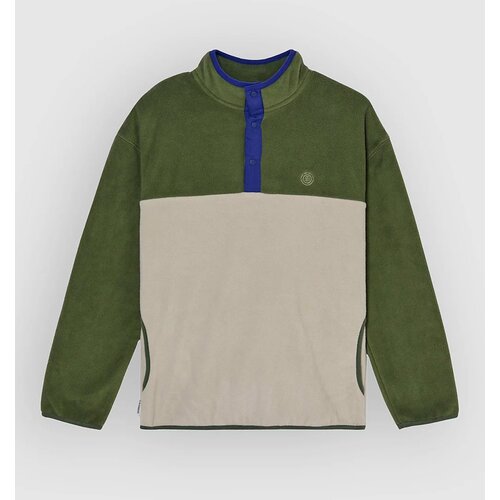 Element Abenaki Polar Kids Half-Zip Fleece Sweater bronze green Slike