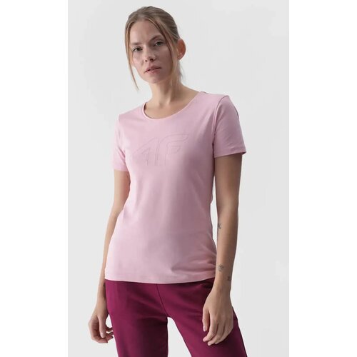 4f Women's T-Shirt With Print Pink WMM00TTS Cijene
