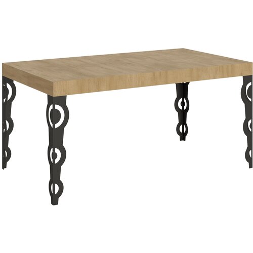 Itamoby &amp;nbsp; Karamay (90x160/264 cm) - hrast, barva nog: antracit - raztegljiva jedilna miza, (20841992) Slike