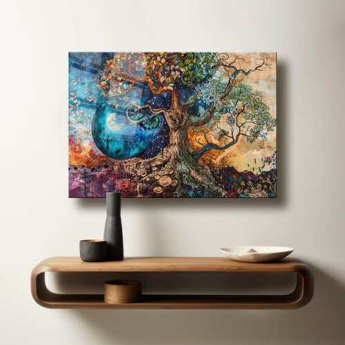 WALLXPERT Dekorativna slika na kaljenom staklu, 70x100cm, &Scaron;arena Cijene