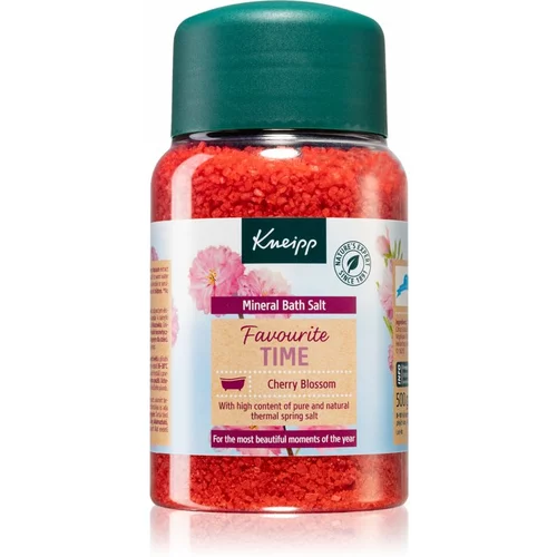 Kneipp Favourite Time sol za kupku Cherry Blossom 500 g