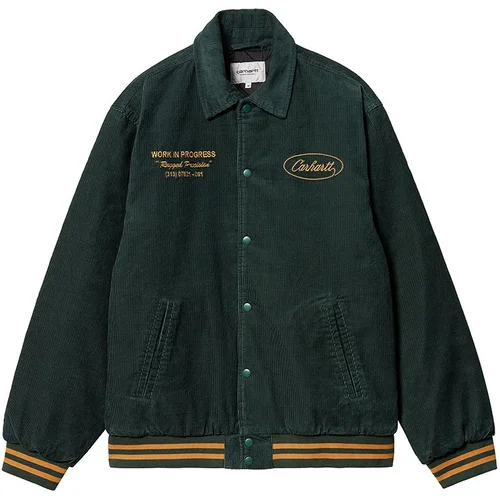 Carhartt WIP Rugged Letterman Jacket Disc Green