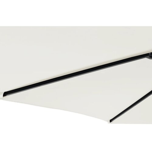 Vrtni suncobran s čeličnom &amp;scaron;ipkom bijeli 225 x 225 x 212 cm Slike