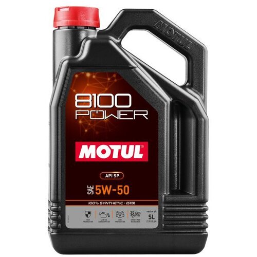 Motul motorno olje 8100 Power 5W-50, 5L Slike