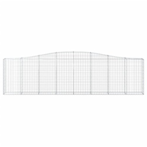  Lučne gabionske ko&amp;scaron;are 20kom 400x30x100/120cm pocinčano željezo Slike