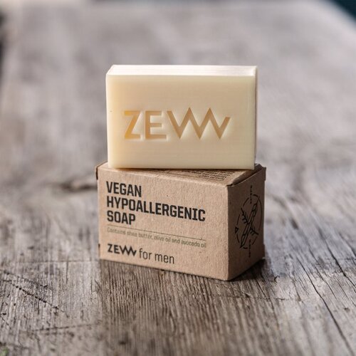 Zew For Men Vegan Hypoallergenic Soap trdo milo za obraz in telo 85 g Slike