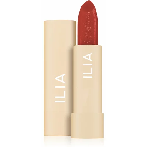 ILIA Color Block Lipstick kremasta vlažilna šminka odtenek Cinnabar 4 g