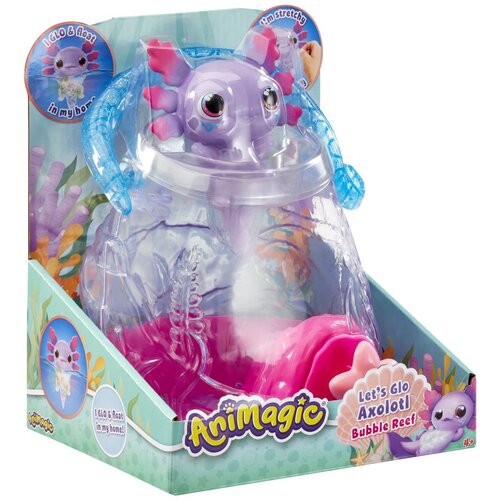 AniMagic Igračka Let&amp;#039;s glo Axolotl bubble reef ga930943, 12l Slike