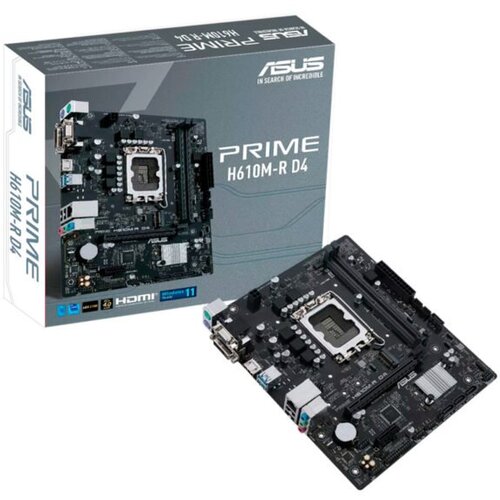 Asus PRIME H610M-R-SILGA 1700, 2x DDR5,1x M.2,6xUSB 1x DP, 1x VGA, 1x HDMI, mATX Cijene