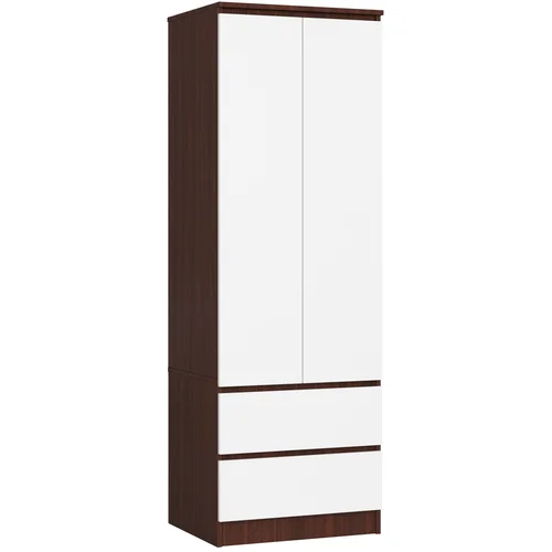 AKORD OMARA ZVEZDA S 60 cm 2 VRATA 2 Predali WENGE / BELO, (21713780)