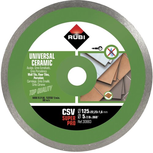 Rubi 30883 dijamantski disk, CSV-125, 125mm Cene
