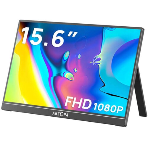 Arzopa Monitor 15,6&amp;quot; A1 FHD 1080P Portable (bez za&amp;scaron;titne navlake) , 92172106 Slike