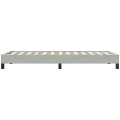  Okvir kreveta bez madraca svijetlo sivi 80x220 cm bar&amp;scaron;un Slike