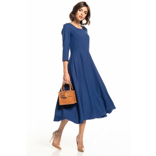 Tessita Woman's Dress T372 4 Navy Blue Slike