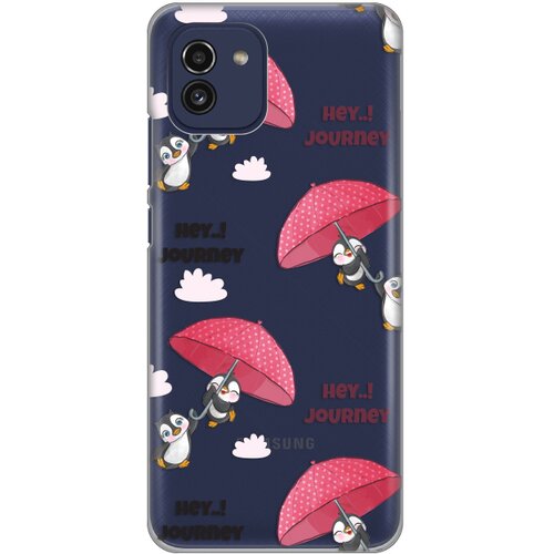 maska silikonska print skin za samsung A035G galaxy A03 hey yourney Slike