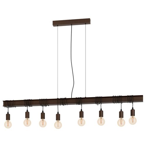 Eglo Viseća lampa TOWNSHEND 4 8xE27 150 cm antik smeđa 43524 Cene