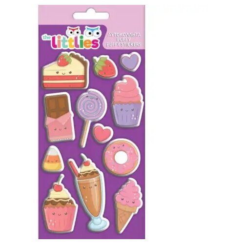 Luna The Littlies: Sweets 3D naljepnica na listu 10x22 cm Cijene