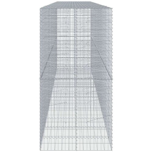  Gabionska ko&amp;scaron;ara s poklopcem 650x100x200 cm pocinčano željezo Slike