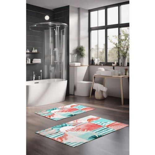  CT-5276 multicolor bathmat set (2 pieces) Cene
