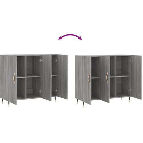  Komoda boja hrasta sonome 90 x 34 x 80 cm konstruirano drvo Slike