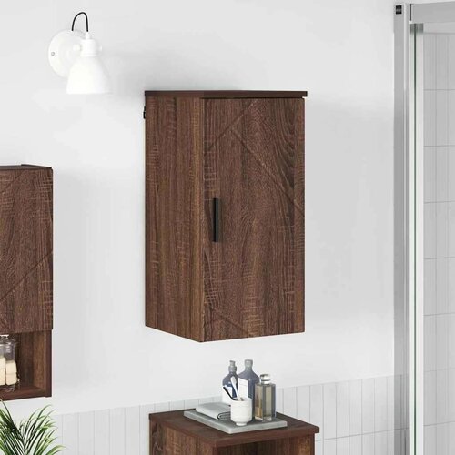 VidaXL Kupaonski ormar Smeđi hrast 30 x 31,5 x 61 cm Konstruirano drvo Slike