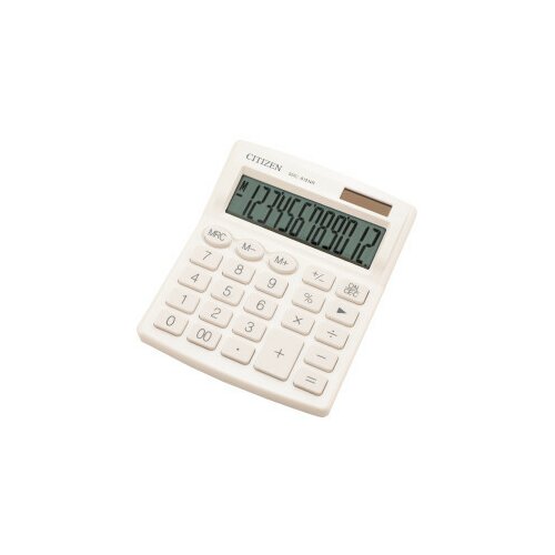 Citizen Stoni kalkulator SDC-812 color, 12 cifara bela ( 05DGC813A ) Cene