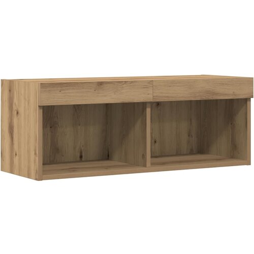  Set TV komoda Zidne 2 pcs Umjetnički hrast 80 x 30 x 30 cm Slike