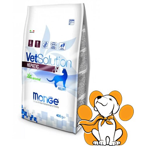 Monge VetSolution Hepatic 400g, Hrana Za Mačke Za Podršku Funkcije Jetre Slike