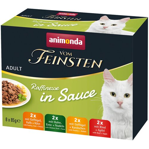  Me&scaron;ano pakiranje animonda vom Feinsten Adult Raffinesse v omaki - 8 x 85 g Cijene