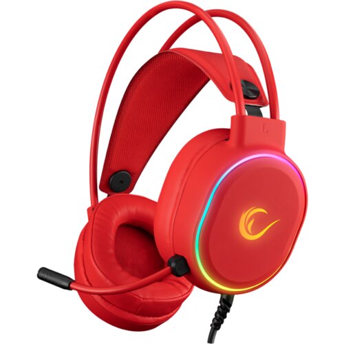  Slušalice sa mikrofonom gaming RAMPAGE ROGUE red, 7.1, PC/PS4/PS5, USB, RGB LED Cijene