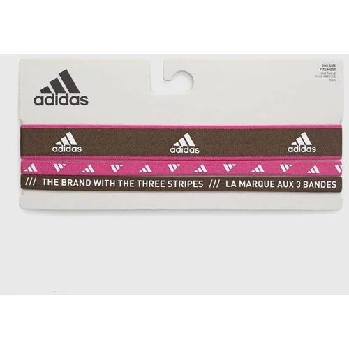 Adidas Trake za glavu za trening 3-pack boja: ružičasta
