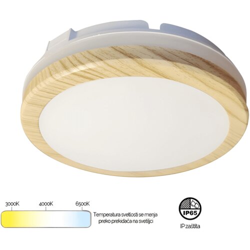 Bb Link led plafonjera 30W cct mona 300 drvo Slike