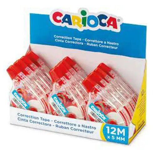 Carioca Korekturni trak 5mm 12 metrski &amp;ndash; Slike
