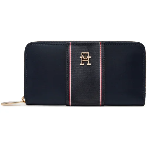 Tommy Hilfiger Velika ženska denarnica Poppy Lrg Za Corp AW0AW17271 Mornarsko modra Tommy Hilfiger Velika ženska denarnica Poppy Lrg Za Corp AW0AW17271 Mornarsko modra