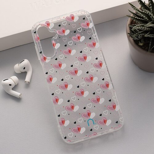 Nanobit Maska za Samsung A25 5G/ A256B Hearts Print Cene