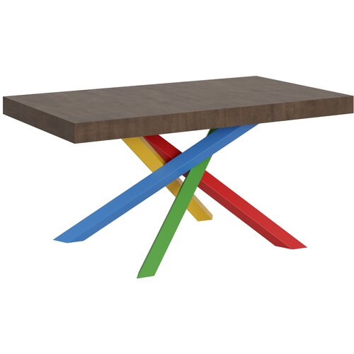 Itamoby &amp;nbsp; Volantis (90x160/264 cm) - oreh, barva nog: pisana - raztegljiva jedilna miza, (20841963) Slike